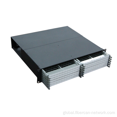 High Density Patch Panel 2U High Density Fiber Optic Patch Panel Supplier